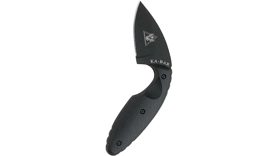 KA-BAR Knives Ka-Bar Original TDI Fixed Knife 2-3/10 Drop Point Blade Black with Sheath 426D4744