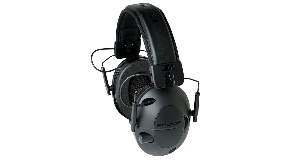 3M Peltor 92493 Tactical 100 Earmuffs NRR 22 DB Battery Operated Black