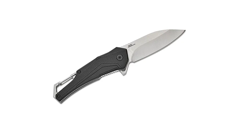 Old Timer Smith & Wesson Oasis Carabiner Folding Knife 3 Drop Point Blade Black Box 56E8CAA4