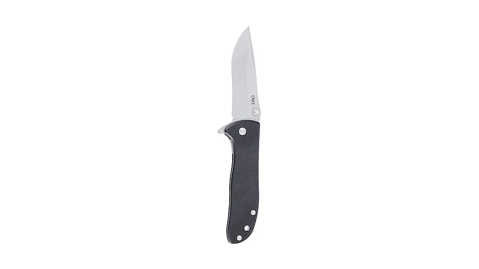 CRKT DRIFTER LINER LOCK KNIFE - BLACK, D2 STEEL, G10 HANDLE, DROP POINT, PLAIN EDGE, 2.88 BLADE 30ACC814