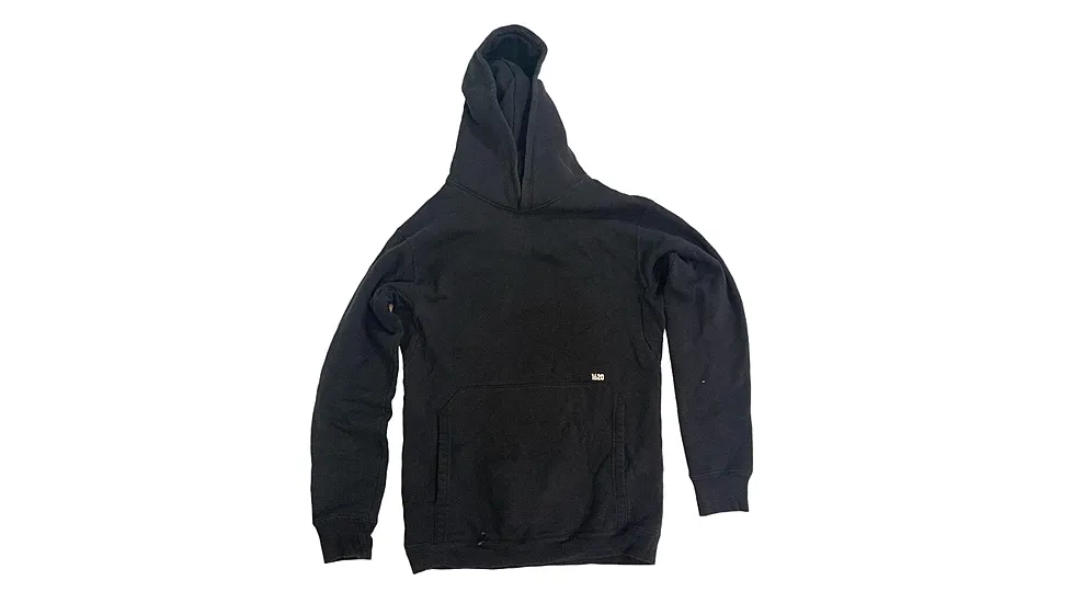 1620 Workwear Basic Work Hoodie - Black Large - FINAL SALE A64A5088
