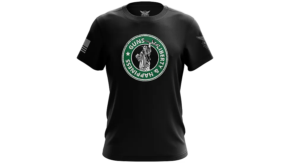 We the People Holsters Guns - Liberty and Happiness Short Sleeve Shirt 814D0DEF