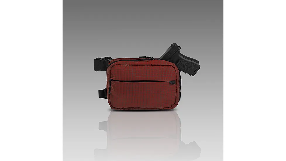 945 Industries SUMMIT XL UltraGridTM Dark Chili Concealment Bag WITH KYDEX HOLSTER 29A7BDE5