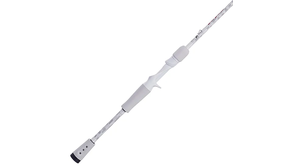 Abu Garcia Veritas Rod, Heavy 1 Piece, Casting, Extra-Fast, 12-25lb, 3/8-1 1/2oz, Ti Guideswith Zirconium Inserts, Eva Handle