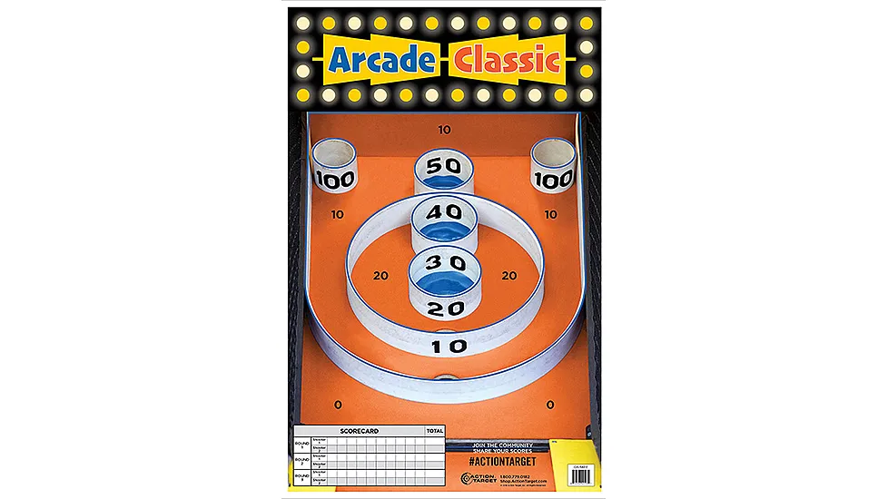Action Target GS-SKEE-1000 Action Skee-Ball Hanging Paper 23" X 35" Arcade G