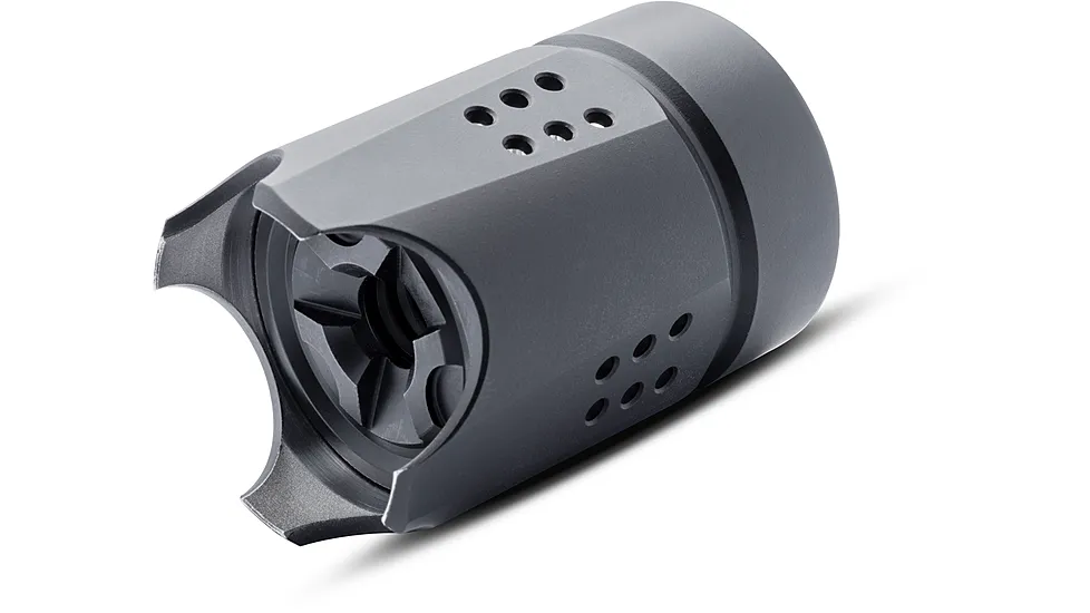 Advanced Armament Corporation Blastout 2.0, Blast Diverter, Black, 1-3/8X24 HUB Socket