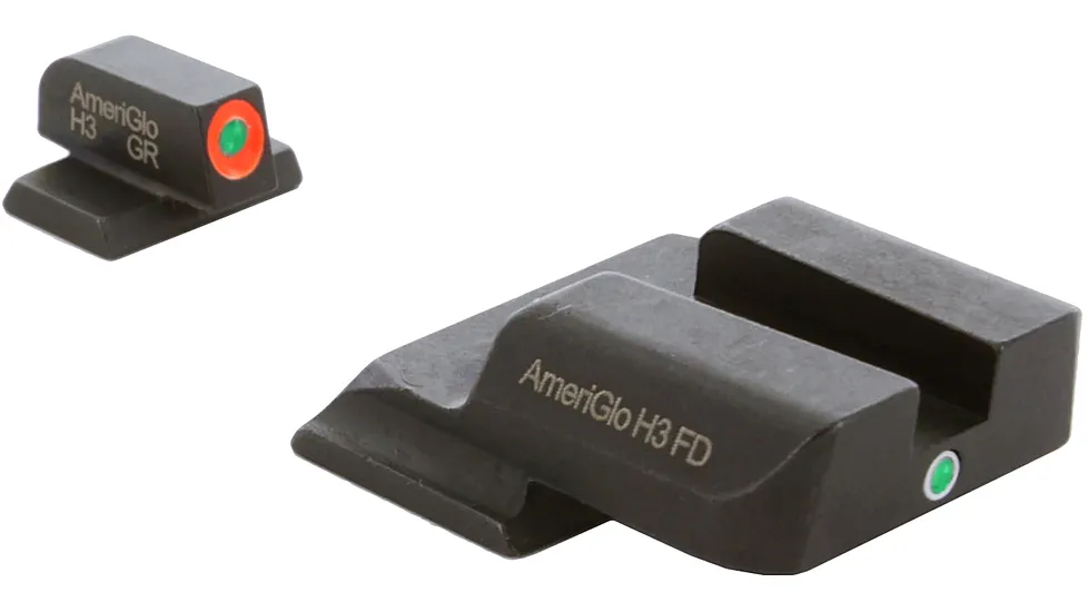 Ameriglo Pro I-Dot Tritium Night Sight Set - S&W M&P, ProGlo Green Front