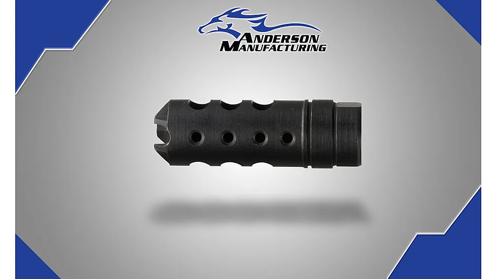 Anderson Manufacturing Packaged - Muzzle Brake, DR20 No Rise 5.56 - Retail Packaging