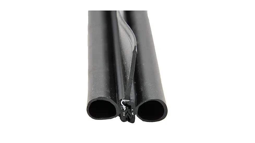 AP Products Double Bulb Seal With Wiper - 2in x 2.25in x 28'