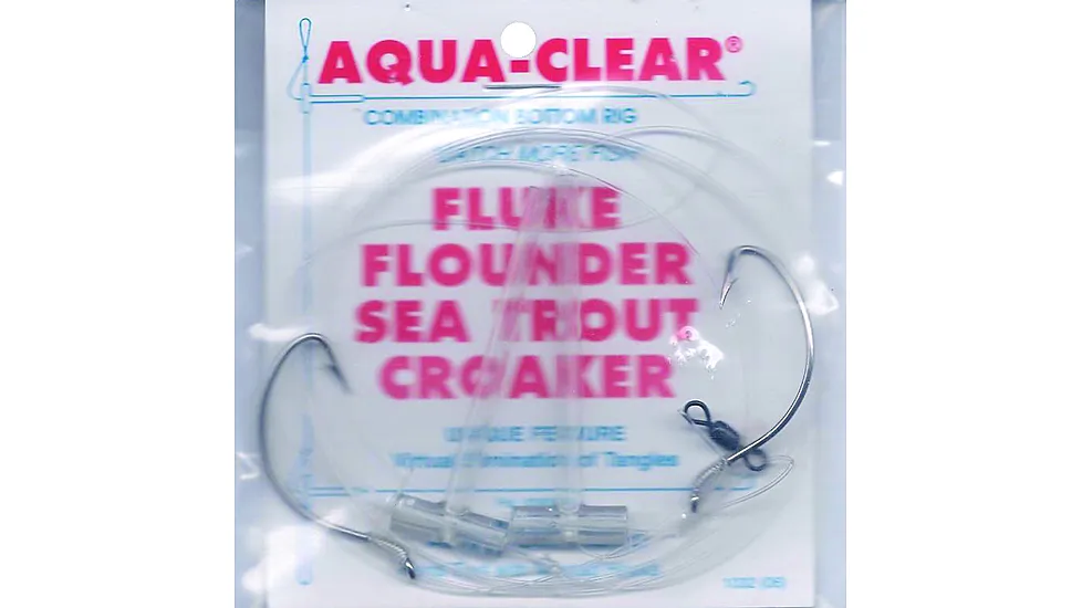 Aqua Clear Tackle Hi/Lo Fluke/Flounder /Trout/Croaker