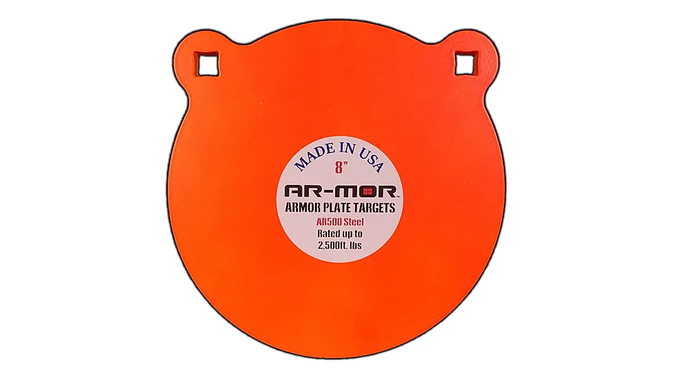 AR-MOR 8 in Steel Gong Targets, 1/2 in Thick Steel