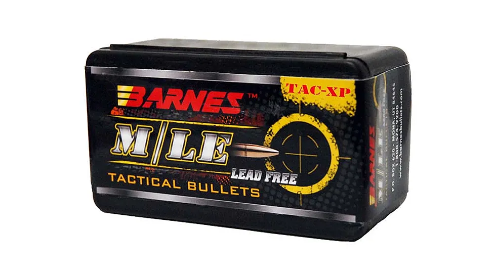 Barnes M/LE TAC-XP Handgun Bullet, .357 SIG, 125 Grain, Flat Base