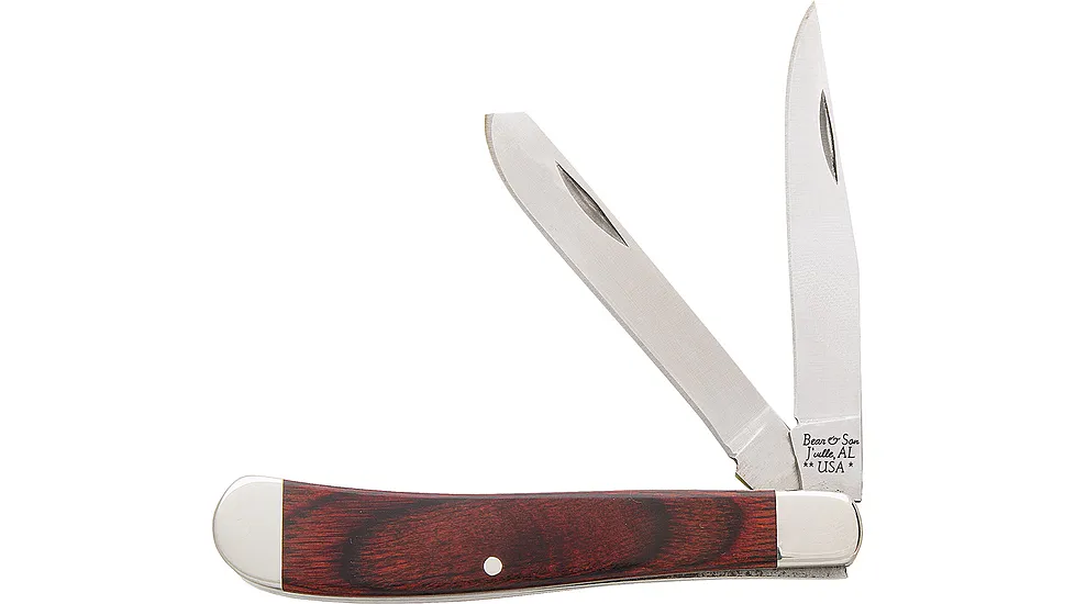 Bear & Son Cutlery Slimline Trapper Rosewood Folding Knife