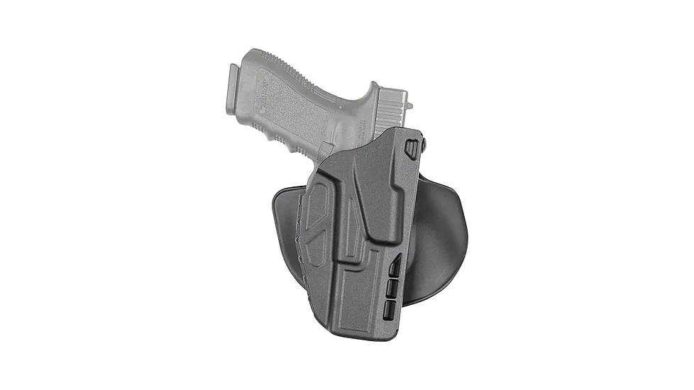 Bianchi Model 7378 Safariland 7TS ALS Concealment Paddle Holster With Belt Loop Combo Glock 20/21 Plain Black Right Hand 7378-383-411