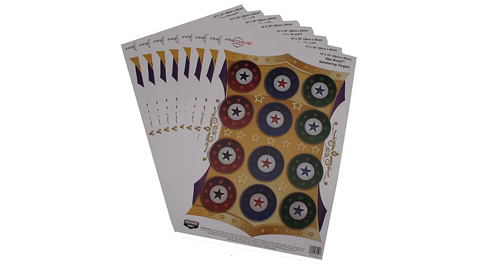 Birchwood Casey Dirty Bird Pregame Star Burst Targets
