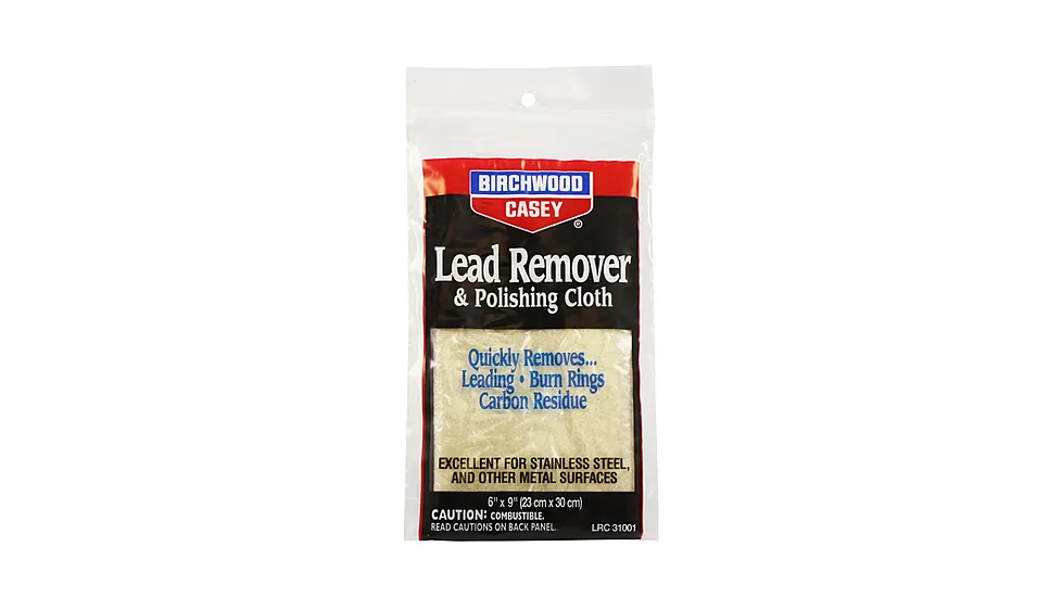 Birchwood Casey 6inx9in Lead Remover and Polishing Cloth