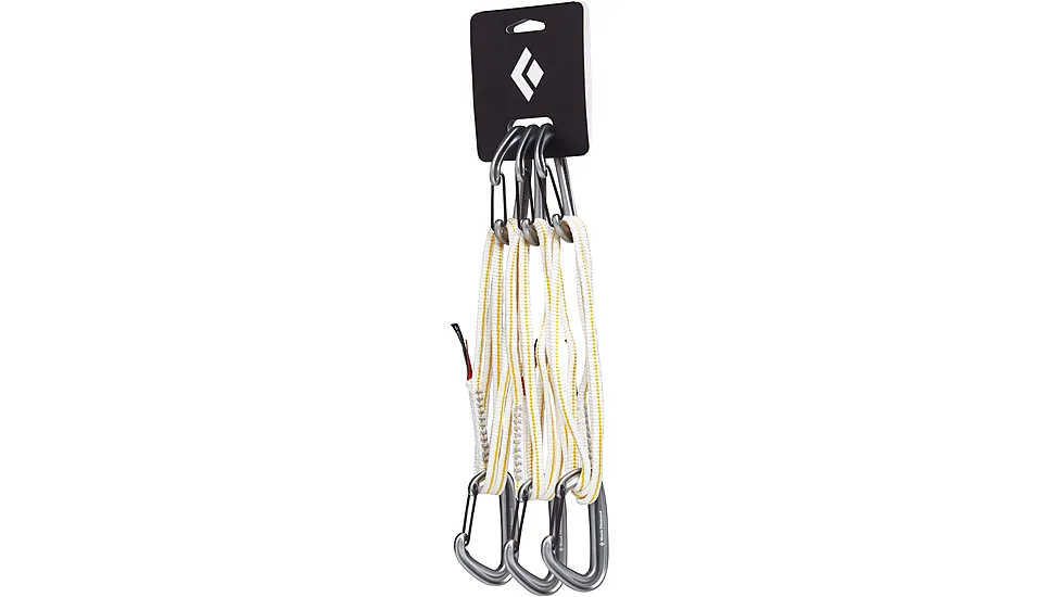 Black Diamond Miniwire Alpine Quickdraw, 3 pack