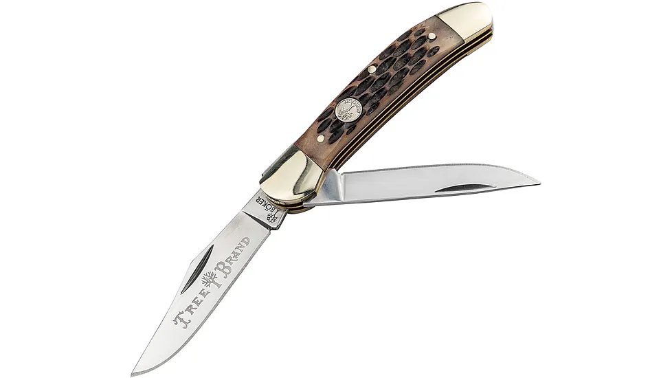 Boker Copperhead Jig Brown Bone 3.75in Folding Knife