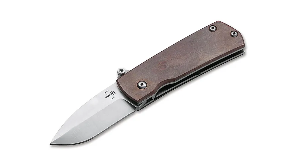 Boker USA Boker Plus Shamsher Copper Pocket Knife by Darriel Caston & Stan Mojzis