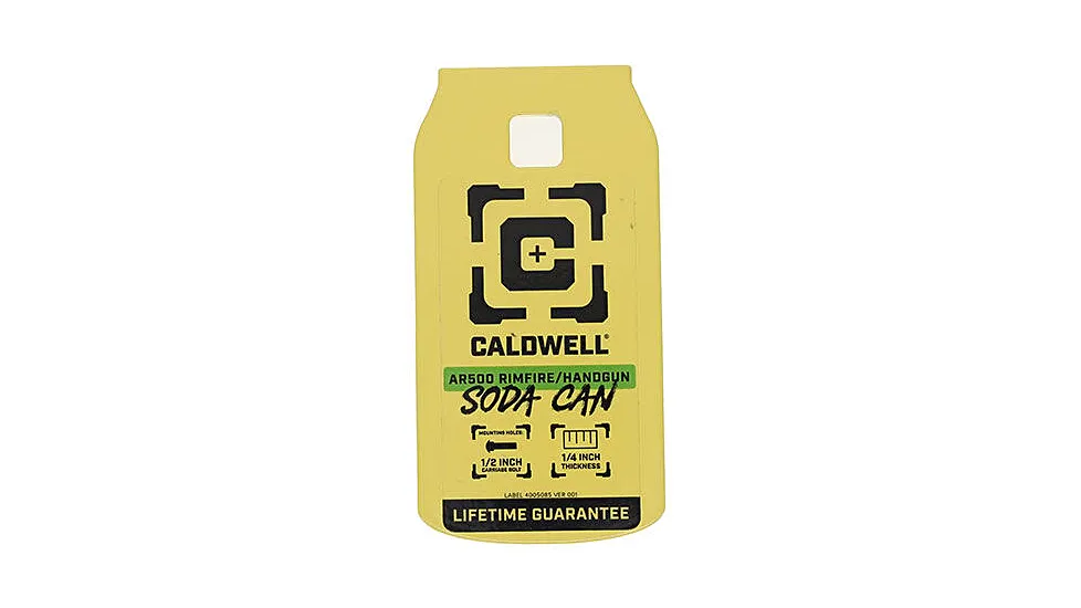 Caldwell AR500 Rimfire Soda Can Target