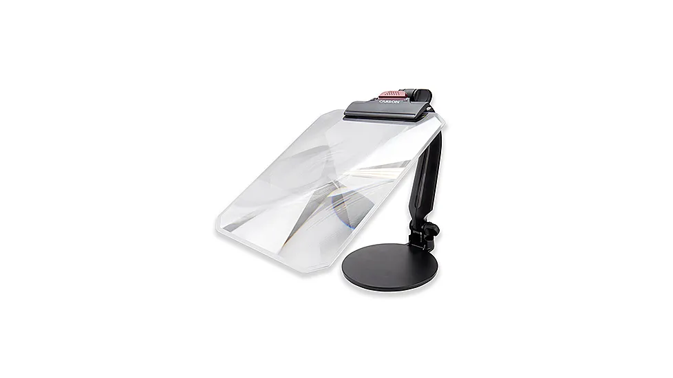 Carson 1.5x Desktop Stand Fresnel Magnifier Loupe