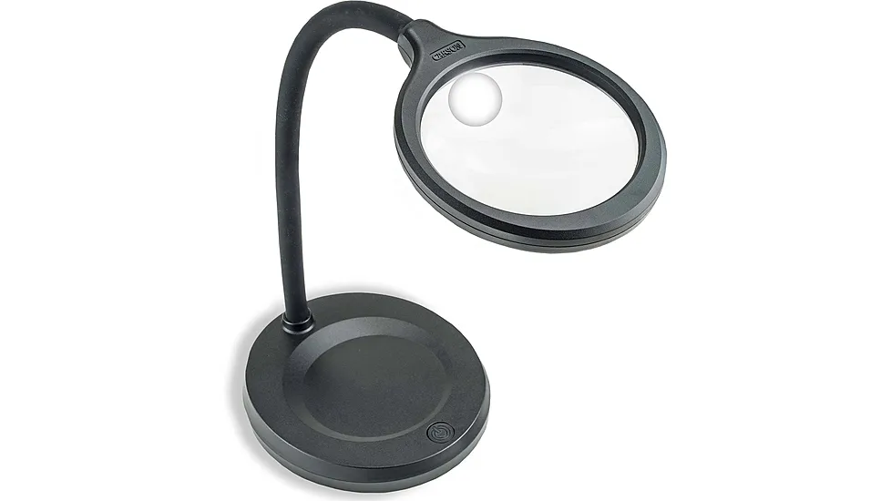 Carson 2-5x DeskBrite 300 Aspheric COB LED Desk Top Magnifier