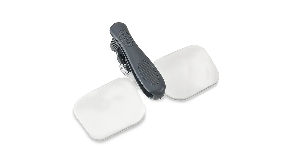 Carson VisorMag Clip-On Magnifying Loupe Lens for Hats
