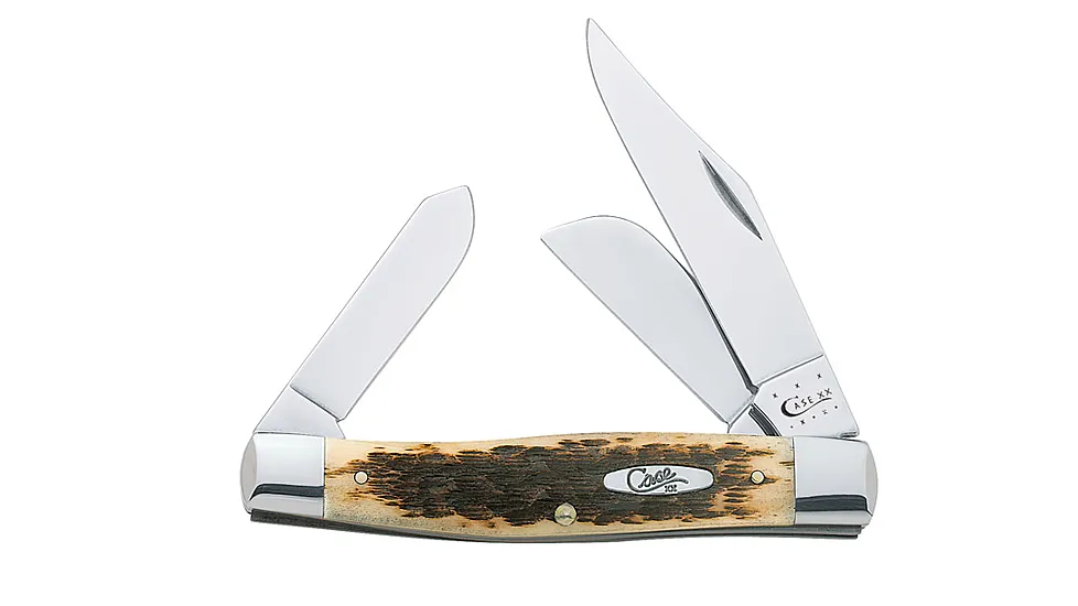 Case Amber Large Stockman Folding Knife