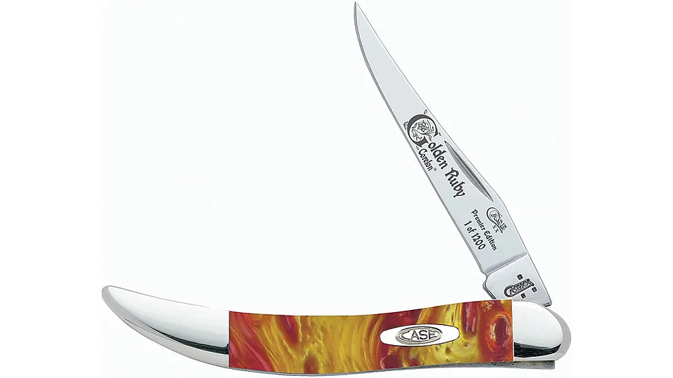 Case Golden Ruby Toothpick Folding Knife
