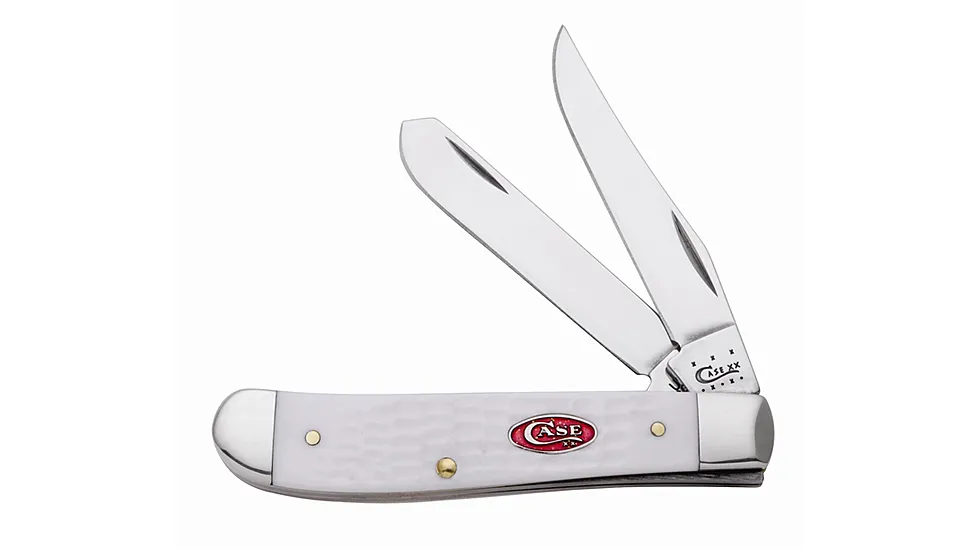Case SparXX Standard Jig White Synthetic Handle Knives