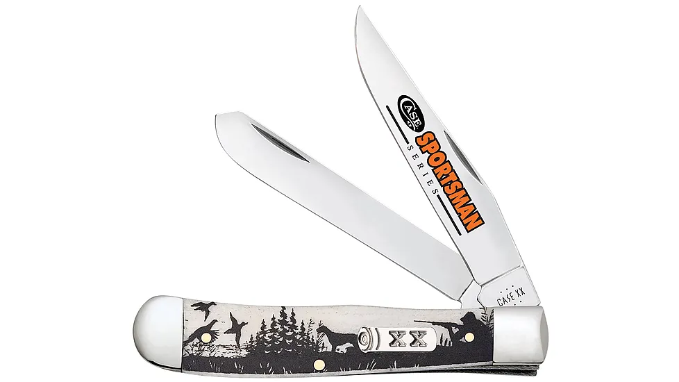 Case 81224 Trapper Sportsman Folding Clip Point/Spey Plain Mirror Polished Tru-S