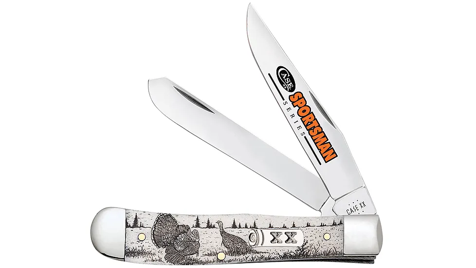 Case 81221 Trapper Sportsman Folding Clip Point/Spey Plain Mirror Polished Tru-S