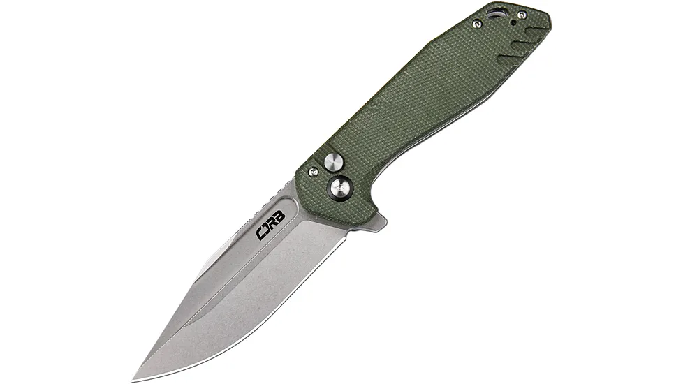 CJRB Riff SW Green 3.5in Folding Knife