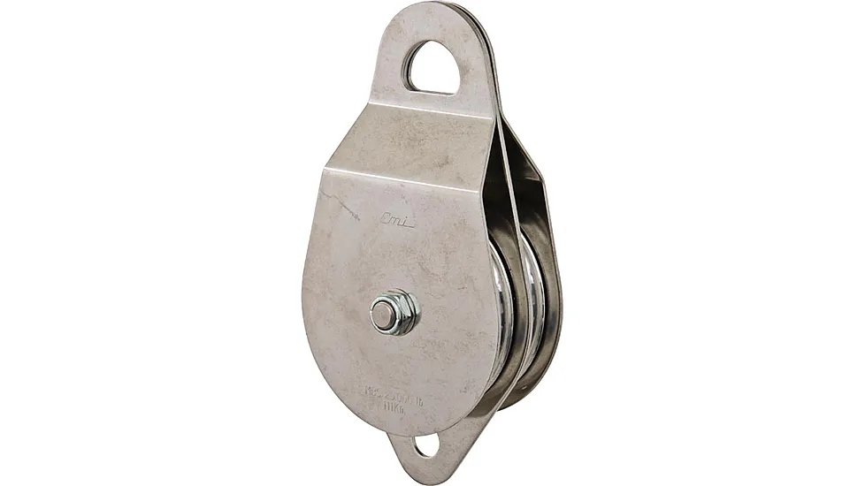 CMI " Heavy Duty Double 4"" Rescue Pulley Nfpa"