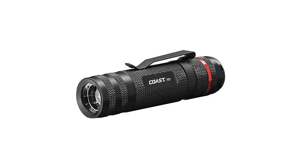 Coast PX1 Pure Beam 3xAAA, Focusing Flashlight CP 315 Lumens, Clam Pack