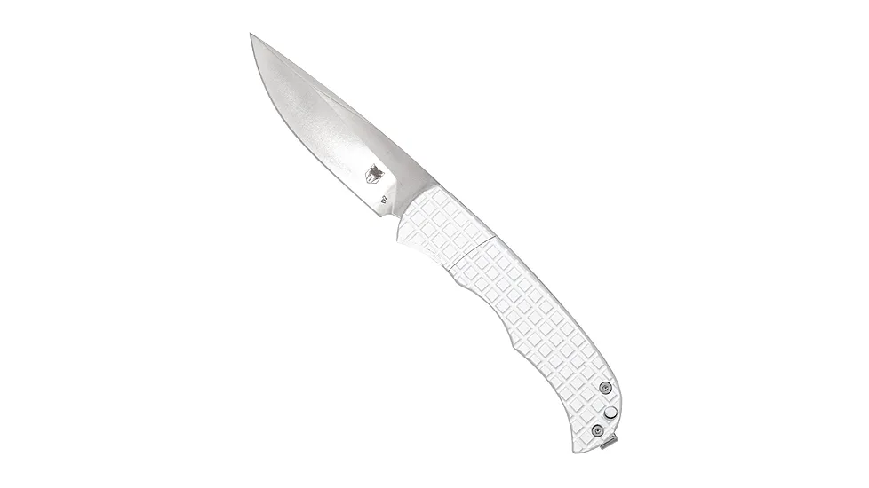 CobraTec Knives CTCLNHRSIL Cyclone Hidden Release 3" OTF Plain Satin D2 Steel Bl