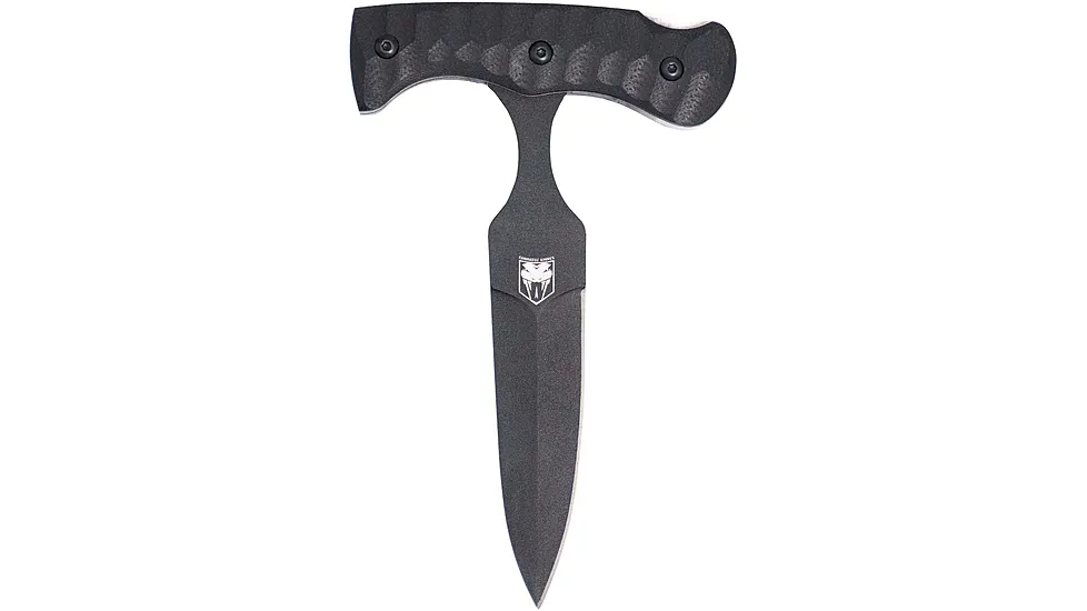 CobraTec Knives FG10PD Folding Push Dagger 2.88" Folding Dagger Plain Black D2