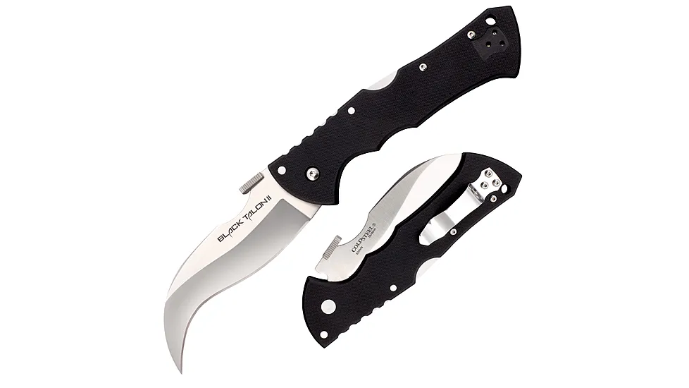 Cold Steel Black Talon II Folder Plain Edge Folding Knife