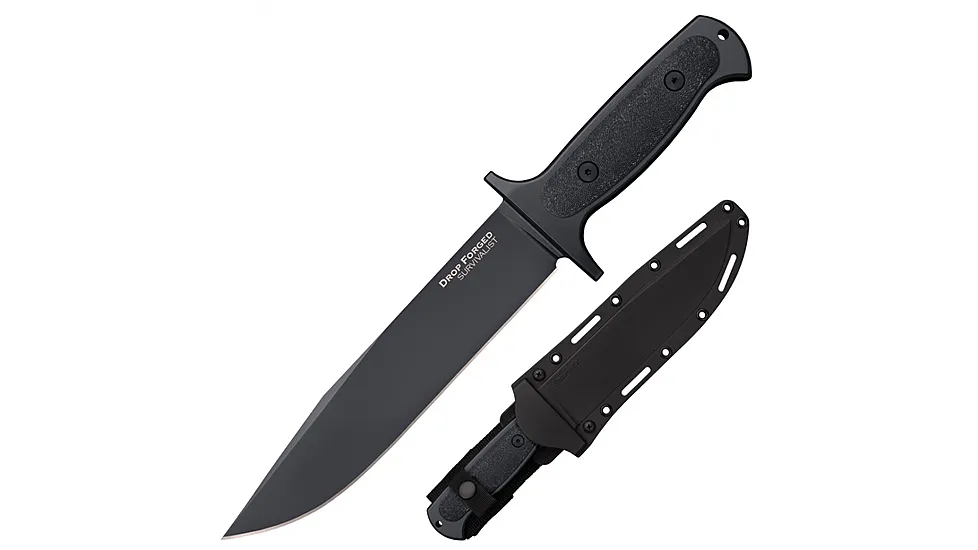 Cold Steel Drop Forged Survivalist, 8in Blade Length, 52100 High Carbon Knife