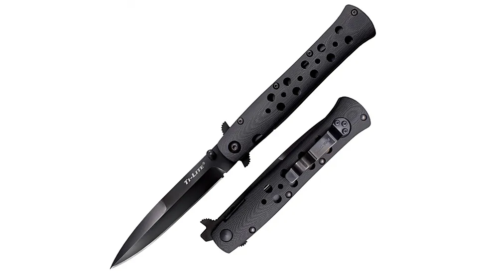 Cold Steel Ti-Lite, G-10 Handle, 4in Blade Length, Steel Knife