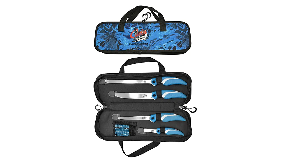 Cuda 6 pc Fillet Knife Set w/1 Heavy Duty Case