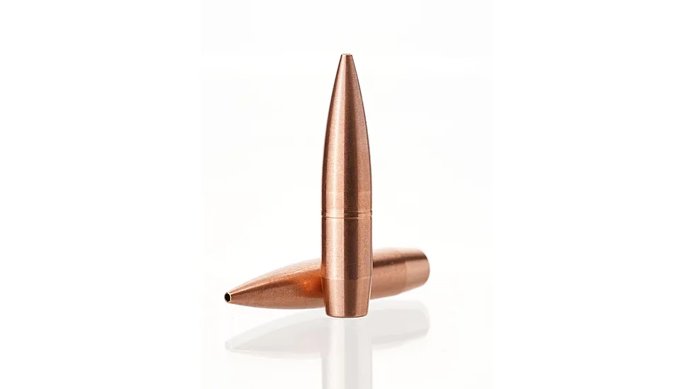 Cutting Edge Bullets Match Tactical Hunting .264 Winchester Magnum /6.5mm Caliber 120 Grain Solid Copper Hollow Point Rifle Bullets