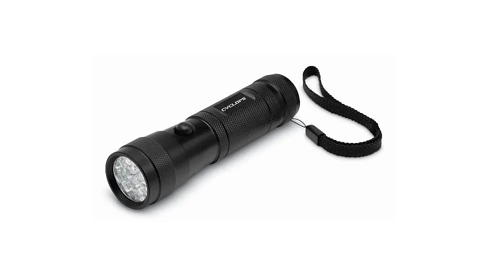 Cyclops 12 LED Aluminum Flashlight, 60 Lumens, 2 Pack