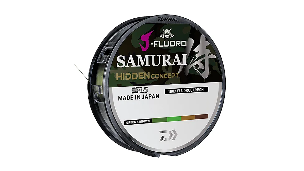 Daiwa J-Fluoro Samurai Hidden Fluorocarbon Line w/Leader