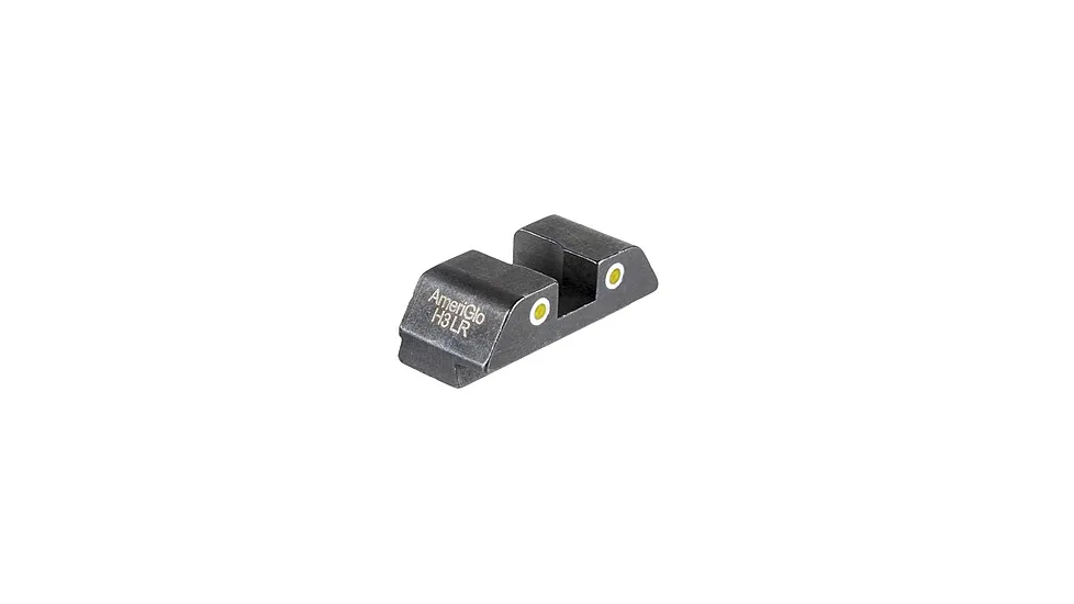 Ameriglo Tritium 2-Dot Rear Handgun Sight for Glock 42/43/43x/48 Yellow with White Front 71BA3F35