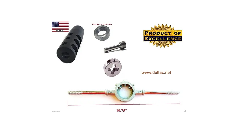 DELTAC Slingshot Muzzle Brake For Mosin Nagant Threading Kit Combo