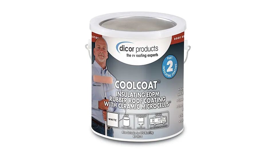Dicor Corporation Coolcoat Insulating EPDM Roof Coating
