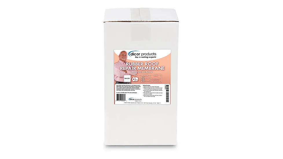 Dicor 533RM-12 EPDM Rubber Roof Repair Membrane 12in x 25' Roll