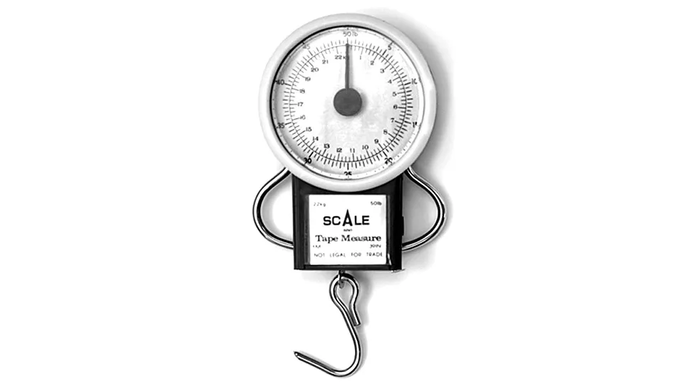 Eagle Claw 50lb Dial Scale w/Tape Measure
