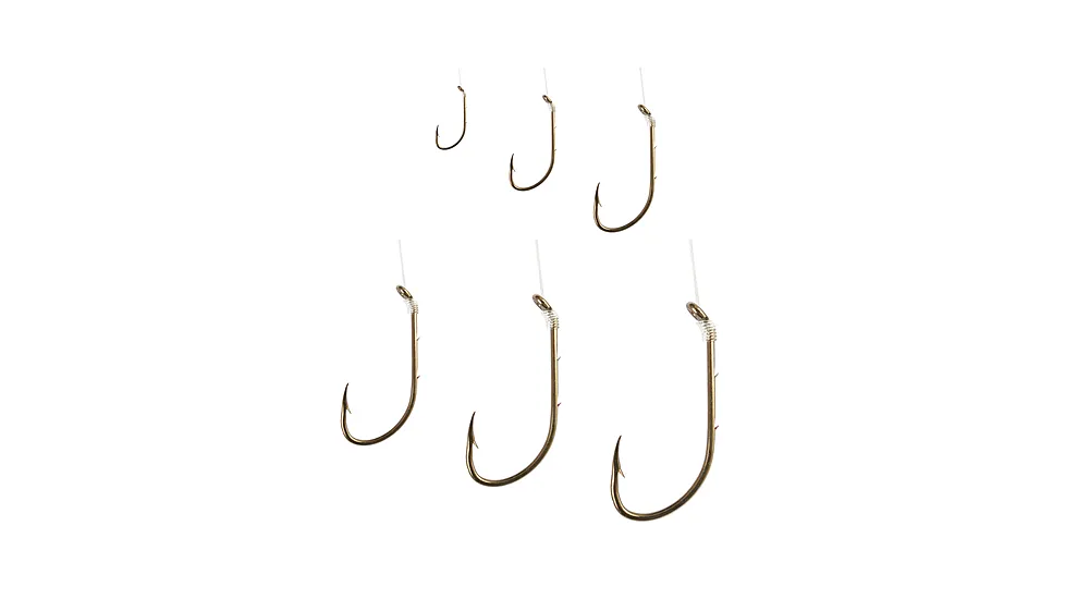Eagle Claw Baitholder Snelled Hook, Assortment